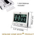 2-Pack Large Display Kitchen Timer - 3" Digital Timer Magnetic Back Loud Alarm - White Cooking Timers for Kitchen Teachers Students Games Meetings...