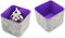 2-Piece Office Drawer Organizer bins for School Dorm Home Kitchen bathroom bedroom Closet Cabinet Desk Junk storage boxes (Purple)...