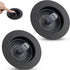 2PCS Black Kitchen Sink Strainer Stopper Combo 3-in-1 Pop Up Sink Drain with Stainless Steel Shell for US Standard 3-1/2 inch Drain Filter, Anti-c...