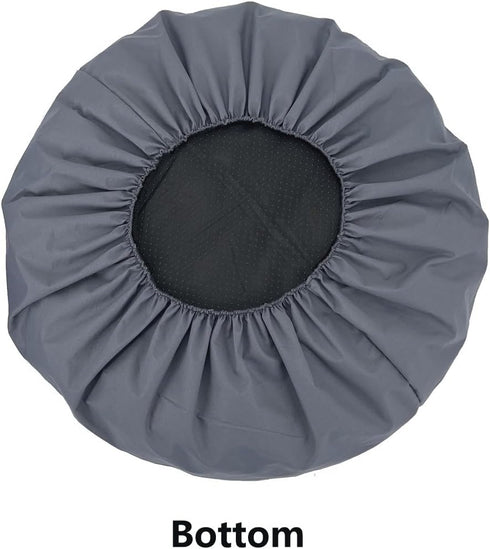 Waterproof Round Dog Bed Cover Replacement Washable Grey 36 Inch...