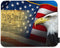 Beabes American Flag Eagle Mouse Pad Non-Slip Natural Rubber Base, 9.5X7.9 Inch Cool Bald Eagle USA Flag Computer Mousepad Mouse Pads for Computer...