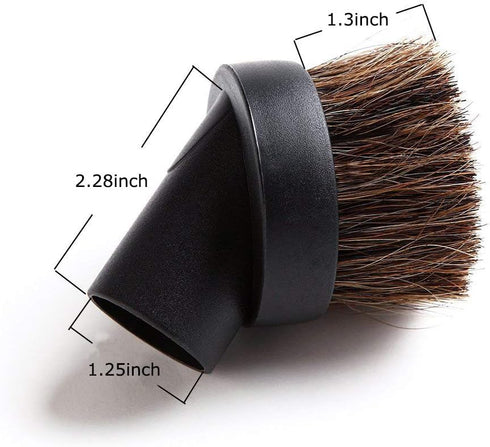 EZ SPARES 5PCS 1 1/4 inch Universal Replacement 32mm&35mm Vacuum Cleaner Accessories Horsehair Brush Kit Floor brush Tools...