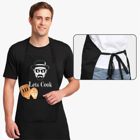 Aprons for Men, Mens Apron, Funny Aprons for Men, Chef cooking apron, Chef Aprons Grilling Gifts, Husband Birthday Gift, Gifts for Husband, Father...