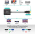 MT-VIKI HDMI to VGA Adapter, Gold-Plated HDMI Converter Male to Female, Compatible for Computer, Desktop, Laptop, Monitor, Projector, HDTV, Chrome...