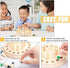 Wooden Memory Chess Matching Game: Family Board Games for Kids and Adults, Montessori Preschool Learning Educational Toy for Toddler 3 4 5 6 7 8+ ...