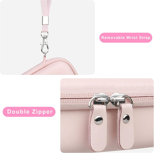 Canboc Hard Carrying Case Compatible with NELKO/TYPONOS P21 Label Maker Machine, Portable Bluetooth Label Printer Box, Zipper Mesh Bag fits Label ...