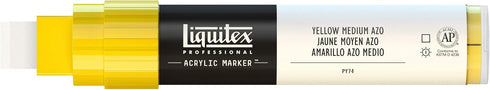 Liquitex Acrylmarker Acrylic Paint, 15mm, Yellow Medium AZO...