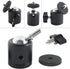 EXMAX 360 Degree Aluminum Alloy Body Rotating Swivel Mini Tripod Ball Head with 1/4" Screw Thread Base Mount for Lighter DSLR Camera Camcorder LED...