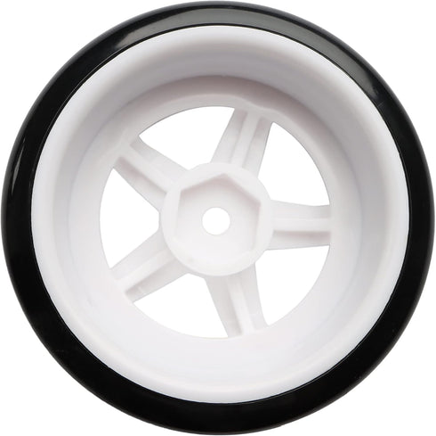 4PCS 12mm Hub Wheels,1:10 63mm Hard Plastic RC Drift Cars On Road Touring Racing Bald Tires for Traxxas HSP Tamiya HPI Kyosho On-Road Drifting Car...