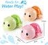 Bath Toys - Baby Water Toys for Toddlers 1-3 - Kids Pool Floating Toys for 1 Year Old Girl Boy Gifts - Wind Up Swimming Turtle Infant Bathtub Toys...
