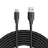 Anker , Powerline USB 3.0 to USB C Charger Cable (10ft) with 56k Ohm Pull-up Resistor for Samsung Galaxy Note 8, S8, S8+, S9, Oculus Quest, Sony X...