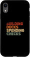iPhone XR Building Decks Spending Checks Trading Card Game Lover Case...