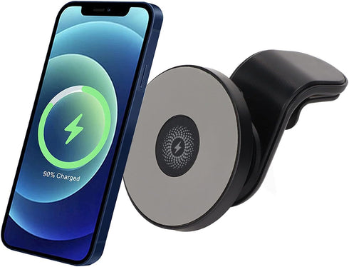 Car Charger, 360° 15V Charging Magnetic Car Phone Mount Holder, Fast Charging, Your Hands, for 13/Mini/13 Pro/12/12 Pro...