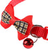 3pcs Plaid Bow Cat Collar with Bell,Adjustable Nylon Pet Necklace,Lovely Bowknot Cat Tie Pet Supplies,Durable Pet Accessories for Puppy Kitten...