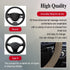 Car Steering Wheel Cover, Elastic Stretch Steering Wheel Cover, 15 Inch Anti-Slip Car Steering Wheel Protector, Steering Wheel Accessories Univers...