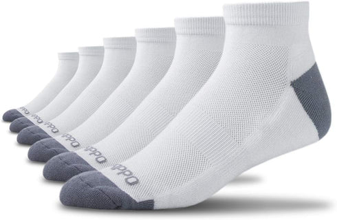 Men's Performance Running Socks – XXL Size 15–18 – 3-Pack Cushioned, CoolDry Quarter Socks for Big Feet Comfort...