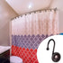 Rustproof Antique Decorative Shower Curtain Hooks, 12pcs Oil Rubbed Bronze Shower Curtain Ring Holders for Bathroom Shower Rods Curtains Home...