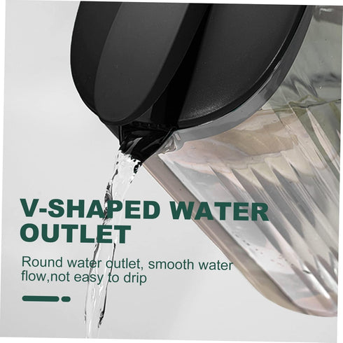 Unomor Cold Water Bottle Drinking Water Jug Water Container Iced Tea Pitcher Cool Water Bottle Tea Pitcher for Fridge Iced Tea Jug Refrigerators W...