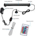 9.05 inch Submersible Aquarium Light, Fish Tank Light with Air Bubble Hole, RGB Color Changing Brightness Adjustable IP68 Waterproof Remote Contro...
