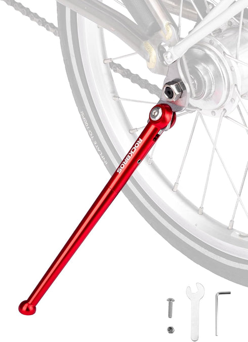 ROCKBROS Bike Kickstand Bicycle Kickstands for 16 Inch Wheel Brompton Folding Bike Adjustable Center Mount Bike Stand for Mountain Bike/Road Bicyc...