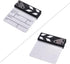 Action Cut Board, Andoer Acrylic Film Clapboard Dry Erase Compact Size TV Film Movie Director Cut Action Scene Clapper Board Slate...