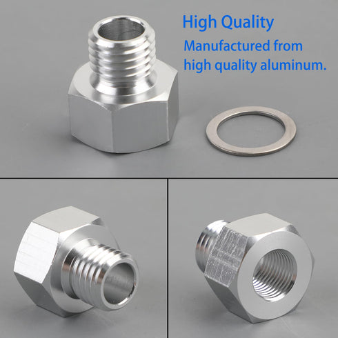 Oil Pressure Sensor Adapter M16-1.5 Adapter to 1/8 NPT for LS Engine Swap LS1 LSX LS3 and for All LS Series Engines 5.3L 6.0L 6.2L...