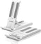 ESSAGER 2 Pack Cell Phone Stand, Adjustable Foldable Mini Mobile Phone Holder for Desk Compatible with iPhone/Kindles/Smartphones (White)...
