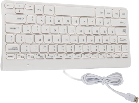 GOWENIC Wired Keyboard and Mouse, Ultra-Thin USB Keyboard Optical Mouse Mice Set ComboFull Size Wire Corded Keyboard Mouse Combo Set with Number P...