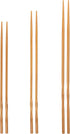 YOSUKATA Reusable Natural Wooden Long Cooking Chopsticks Set of 3 pairs: 11.8 inch, 13-inch, 14.2 inch Brown Long Wok Wooden Chopsticks Reusable...