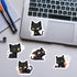 Black Cat Stickers Funny Cat Stickers-100PCS Cute Animal Sticker for Journaling Laptop Scrapbook Water Bottles Guitar Suitcase Phone Snowboard Wat...