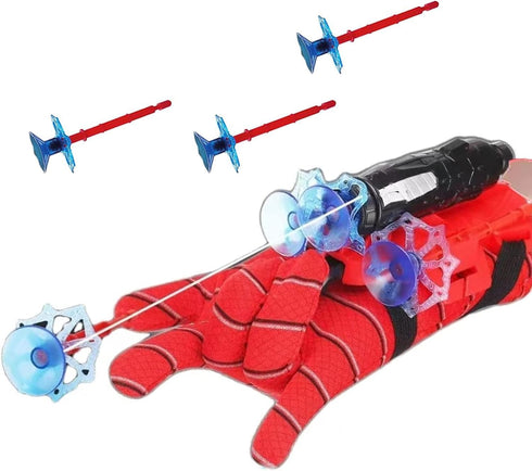 Spider Gloves Man Web Shooter, Wrist Launcher Toy, Funny Children Educational Toys, Superheroes Cosplay Gift for Kids...