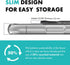 CLCKR Case Designed for iPhone 14 Pro with Phone Grip | Ultra-Thin Phone Case with Phone Stand | 6.1 Inch Clear Black | Shockproof Phone Holder wi...