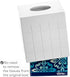 Creative Scents Polar White Tissue Box Cover Square – Decorative Tissue Holder for Bathroom, Tissue Box Holder with Wide Opening - White Bathroom ...