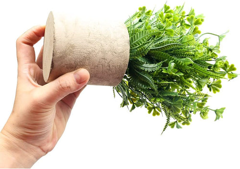 Fake Four Leaf Clover Plants for Bathroom Home Office Desk Decor, Small Artificial Faux Greenery for Farmhouse Decorations (1)...