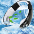 USB Portable Air Cooler Mini Electric Air Conditioner Neck Cooling Fan (Updates Black)...