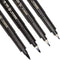 Refill Hand Lettering Pens, 4 Size Black Ink Calligraphy Pen Brush Lettering Pens Markers for Beginners Writing, Card Making, Signature, Illustrat...