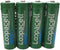 4 AA Rechargeable NiCD Battery, 1.2V 1000mAh High Capacity AA Batteries...