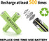 AAA Rechargeable Solar Light Batteries NiMh 1.2V 600mAh for Outdoor Garden Solar Lights, Battery String Lights Pre Charged(12 Pack)...