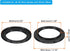 PATIKIL 40.5mm-52mm Metal Step Up Ring, 2 Pack Camera Lens Filter Adapter Ring Aluminum Filter Adapter Ring for Camera Lenses Hood, Black...