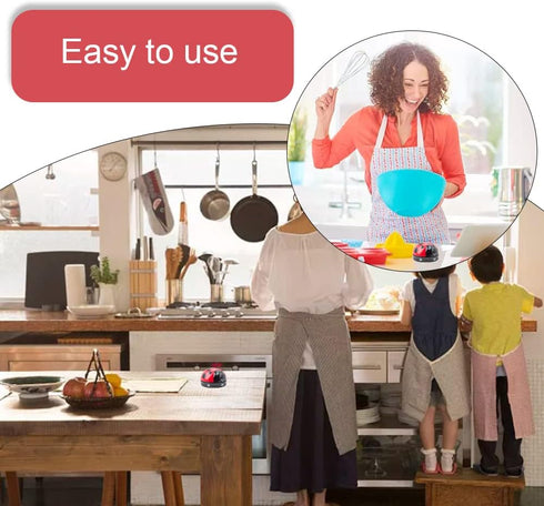 Kitchen Timer Clock 60 Minutes with Loud Alarm Mechanical Timer No Battery Required Countdown Timer for Cooking Baking Steaming...