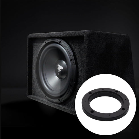 4" Dia Universal Black Plastic Speaker Spacer Adaptor Ring Mounting Bracket Fit ABS Car Stereo Speaker Spacers (2 Pcs)......