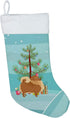 Caroline's Treasures CK3555CS Pomeranian Christmas Tree Christmas Stocking Fireplace Hanging Stockings Christmas Season Party Decor Family Holiday...