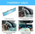 XINLIYA Car Rearview Mirror, 12 Inch Panoramic Wide Angle Anti-Glare, Clip on Auto Rear View Mirror, HD Clear Convex Surface, Car Interior Accesso...