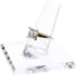 Plymor Clear Acrylic Ring Finger Display, Single on Square Base, 2" W x 2" D x 1.75" H...