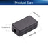 Auniwaig 10Pcs Electronic Project Junction Box Enclosure Plastic Arduino Case ABS Dustproof Waterproof Project Boxes for Indoor Outdoor Use, Black...