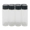 15ml Transparent Glass Sample Bottle Small Glass Sample Bottle with Scew Cap and Liquid Bottle?Pack of 8...