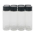 15ml Transparent Glass Sample Bottle Small Glass Sample Bottle with Scew Cap and Liquid Bottle?Pack of 8...