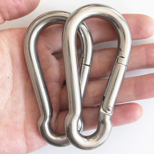 Hammock Hanging Kit, Heavy Duty Swing Hangers Eye Hooks for Hanging Swing Stainless Steel Hammock Hook Carabiner Set Swing Hardware for Yoga Hammo...