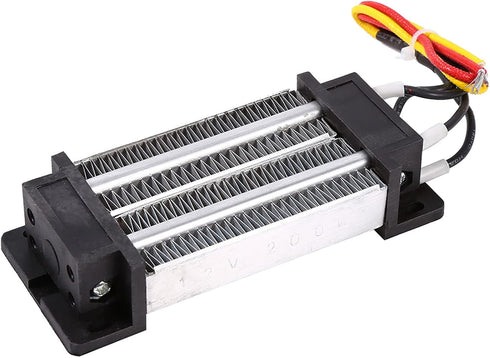 Qiilu Ptc Heater 12V 12V Ptc Air Heater 200W Dc 12V Electric Insulated Ceramic Thermostatic High Power Ptc Heating Heater...