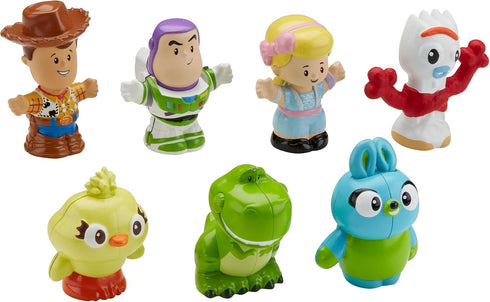 Fisher-Price Little People Toddler Toy Disney Toy Story 7 Friends Figure Set with Woody & Buzz Lightyear for Pretend Play Ages 18+ Months (Amazon ...